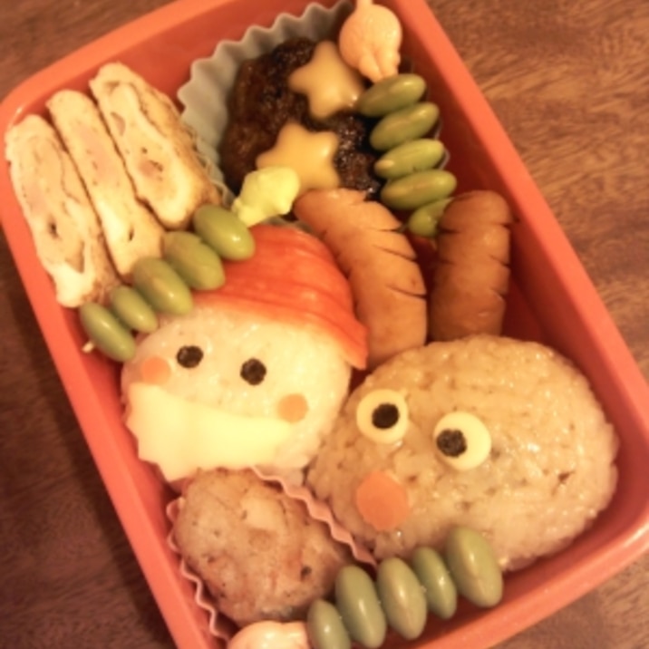 クリスマス☆サンタ&トナカイのお弁当！